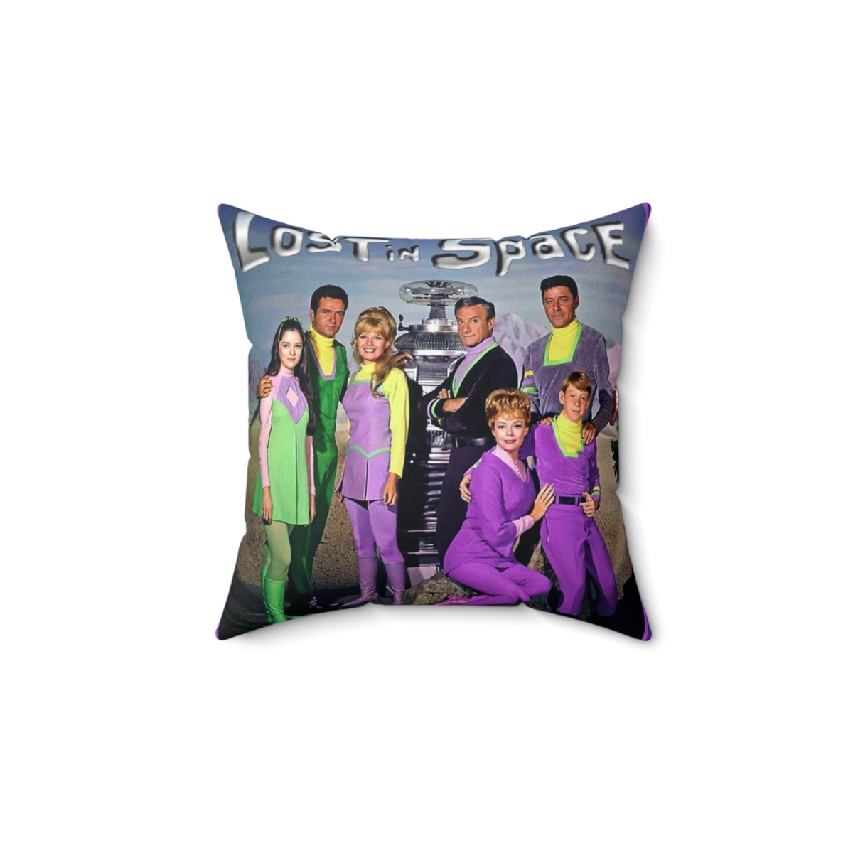 Lost in Space Pillow Spun Polyester Square Pillow gift