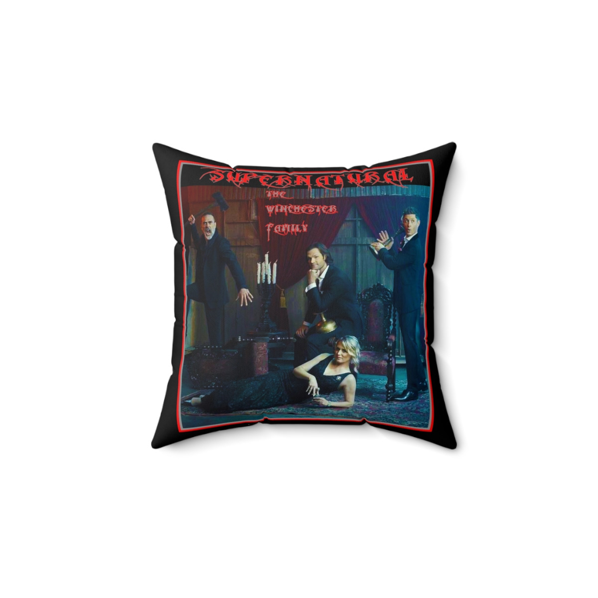 Supernatural The Winchesters Pillow Spun Polyester Square Pillow gift