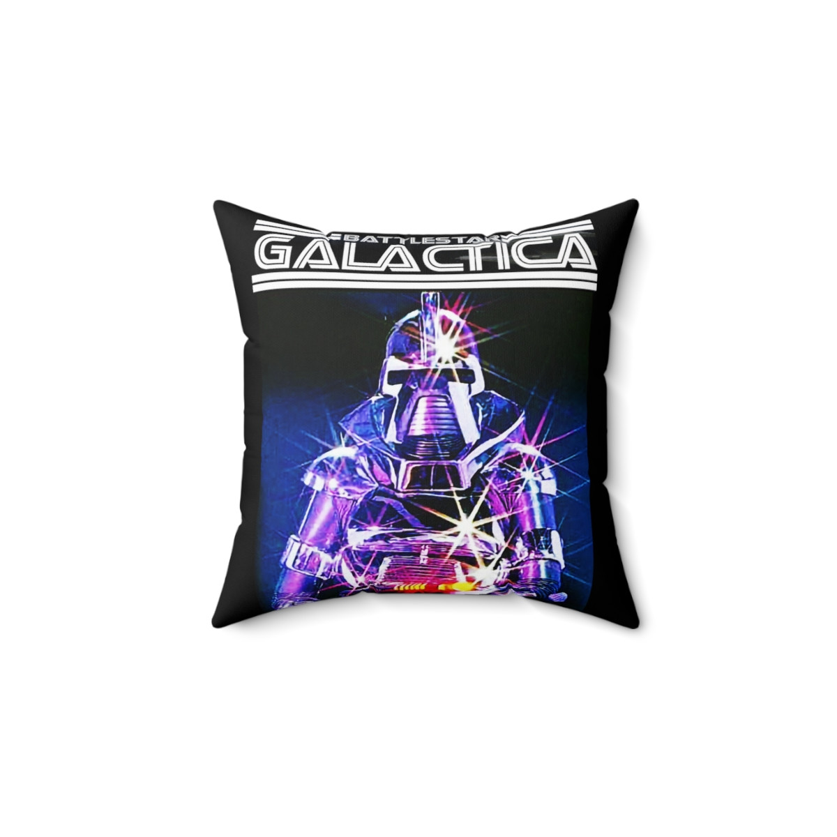 BATTLESTAR GALACTICA  Cylon Pillow Spun Polyester Square Pillow