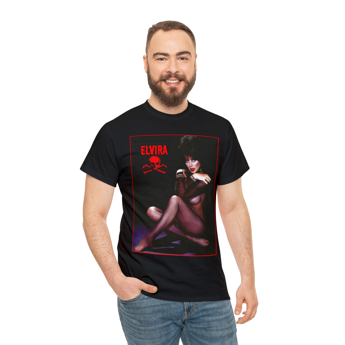 Elvira Sexy Mistress of Horror Short Sleeve Tee