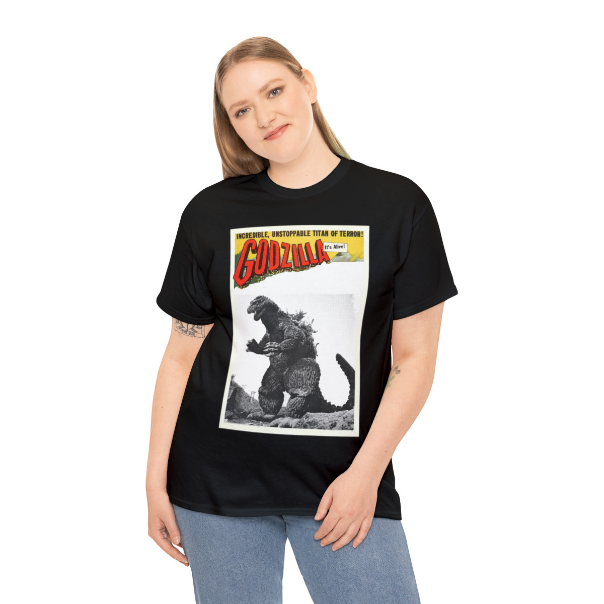 GODZILLA Unisex Heavy Cotton Tee