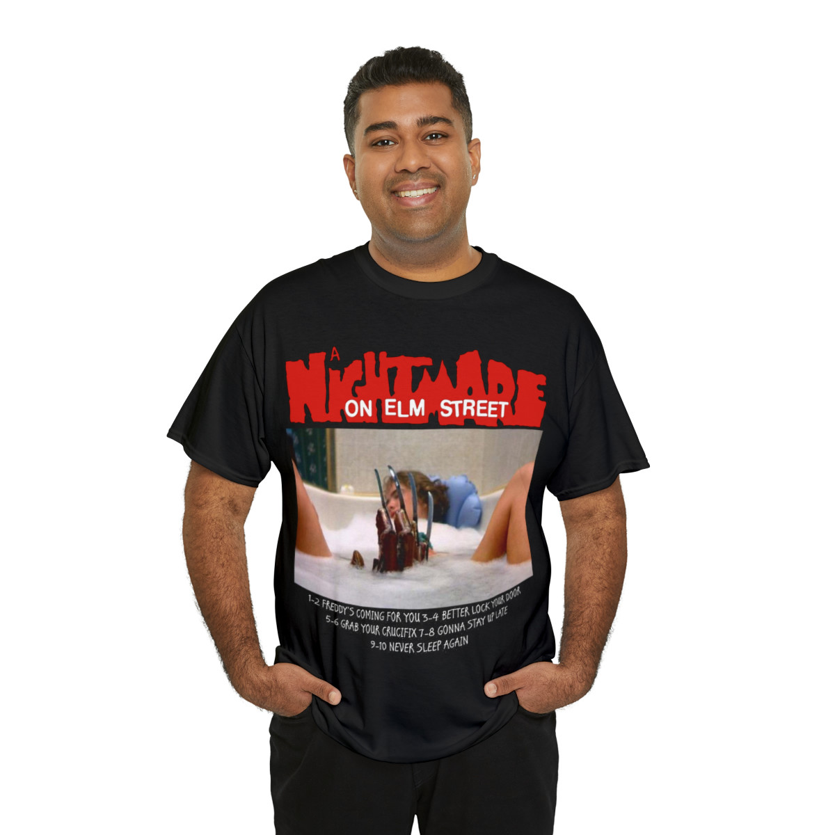 A Nightmare On Elm Street Never Sleep Again Unisex Heavy Cotton Tee