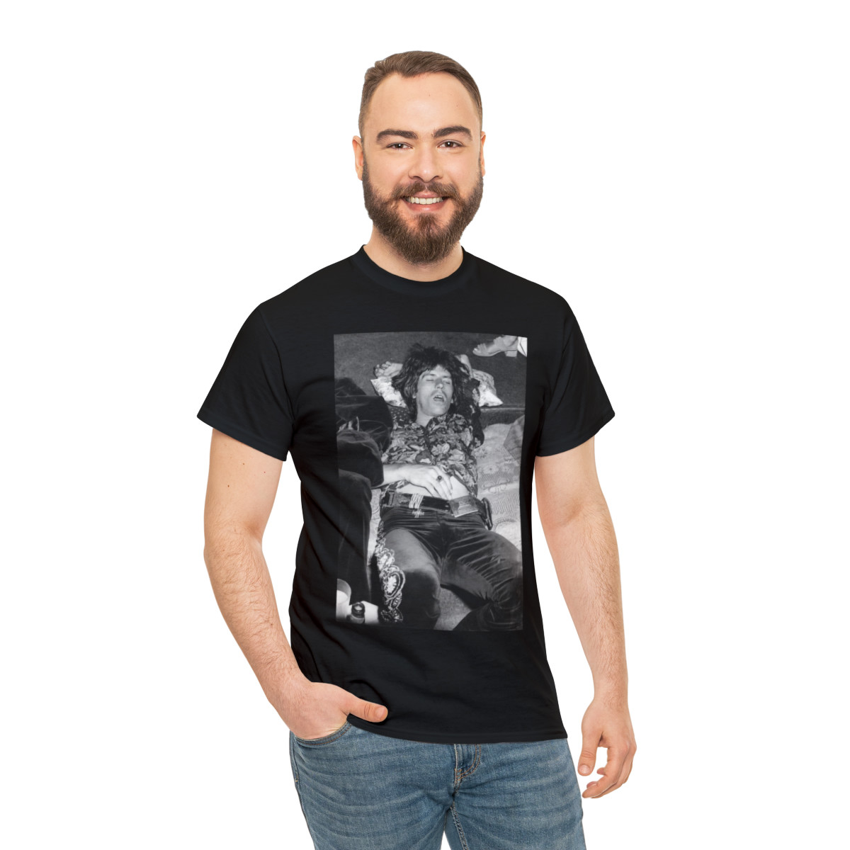 A Sleeping Rolling Stone  Keith Richards Short Sleeve Tee