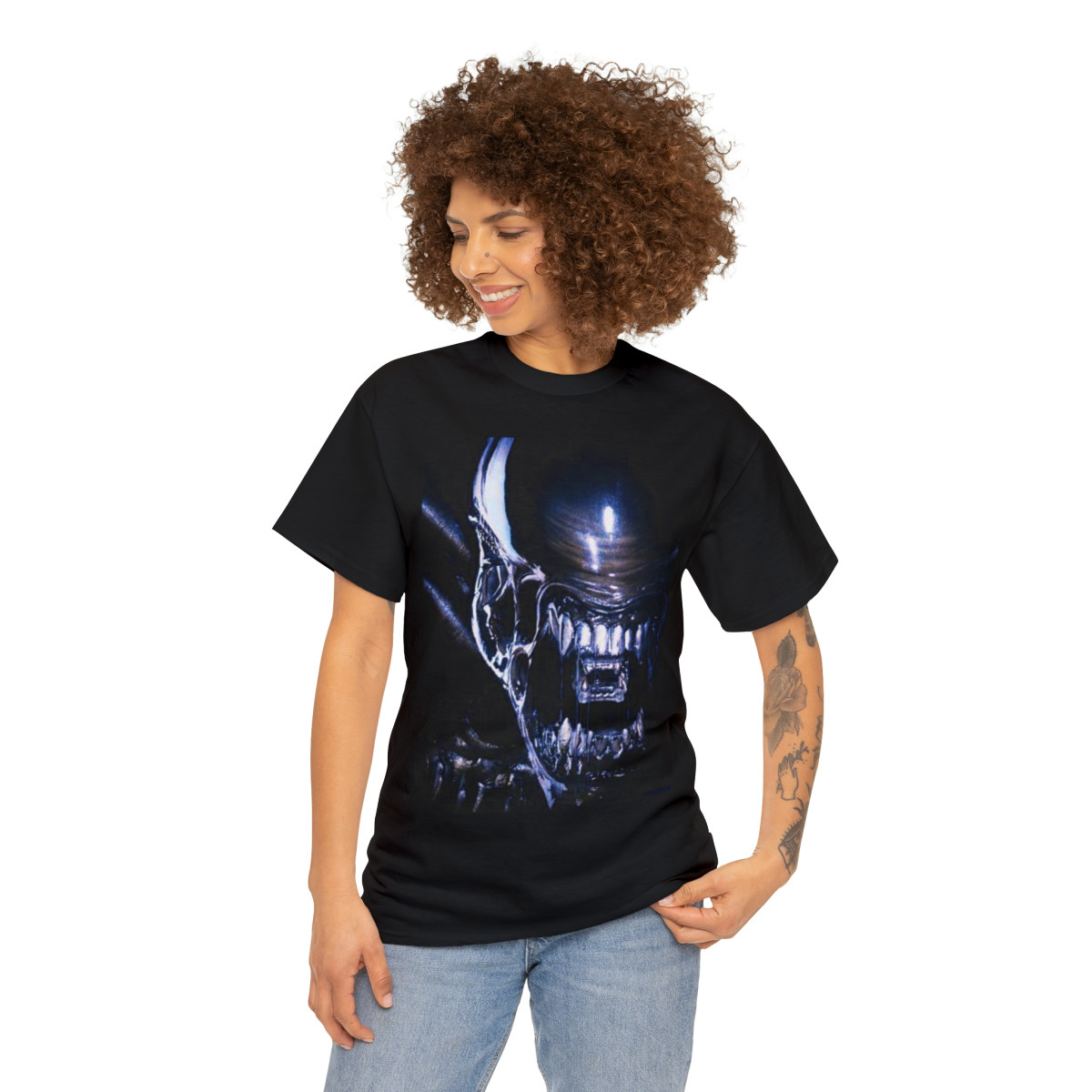 Alien Creature Unisex Heavy Cotton Tee