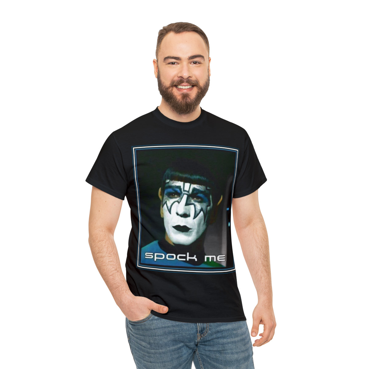 Live long and rock hard Spock Me  Men's Short Sleeve Tee