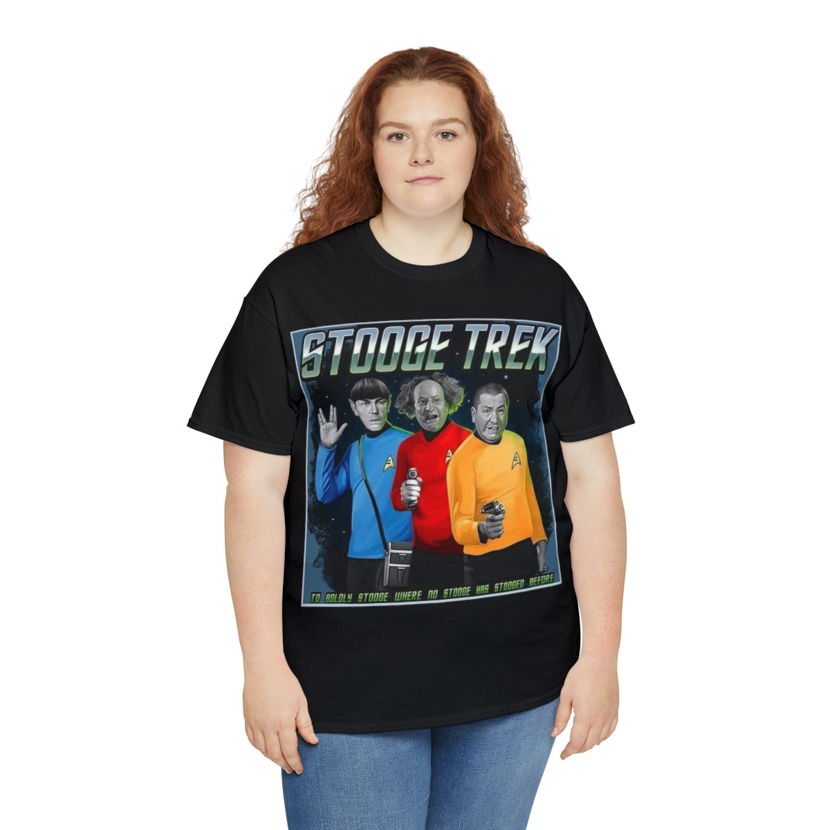 STAR TREK Stooge Trek Men's Short Sleeve Tee