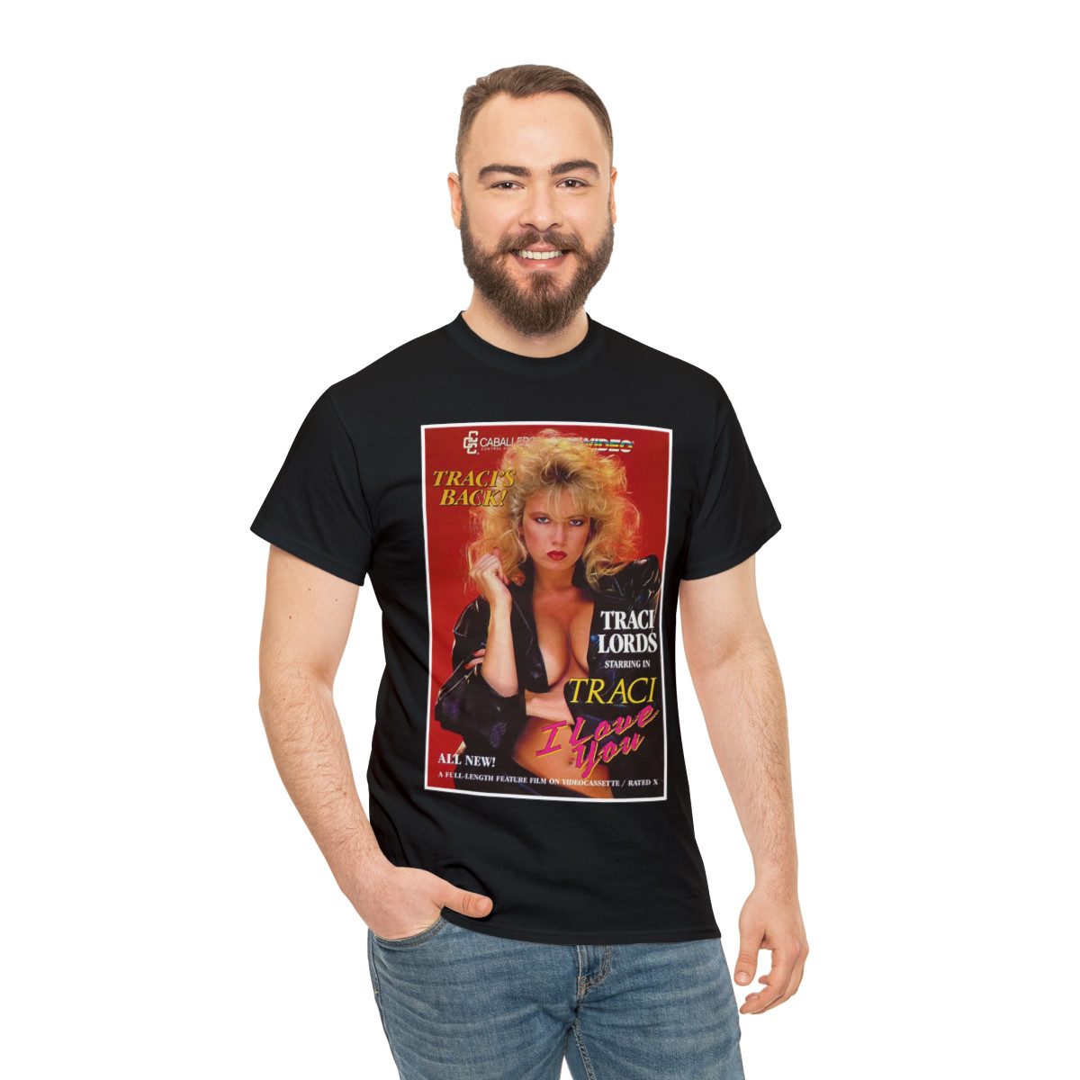 Sexy Traci Lords last X movie vhs cover  Short Sleeve Tee