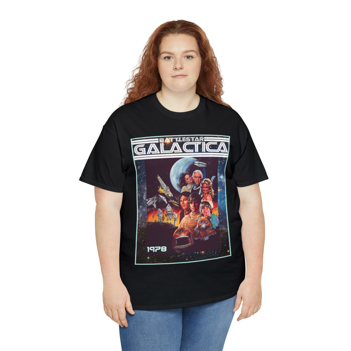 Battlestar Galactica 1978 Classic Unisex Heavy Cotton Tee