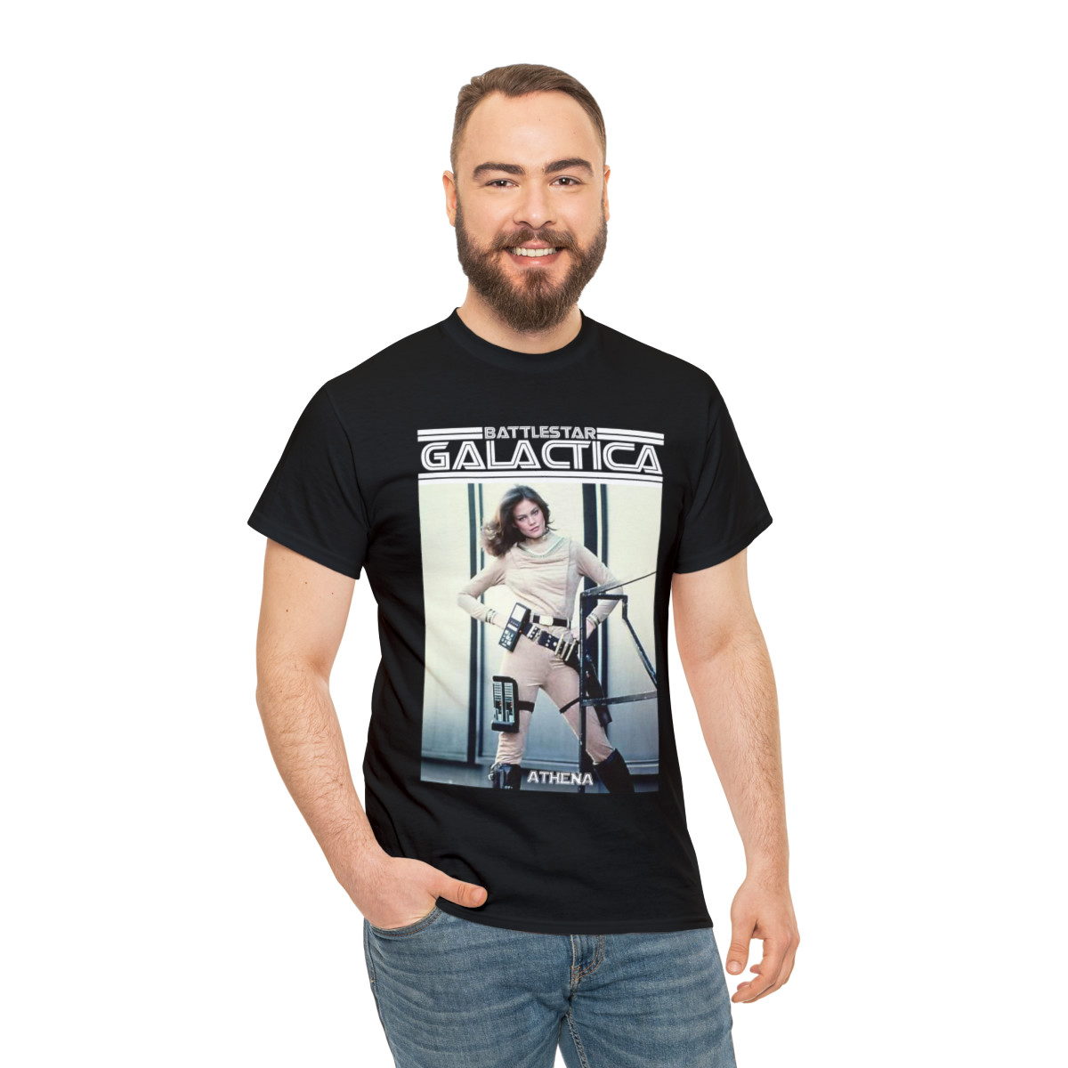 Battlestar Galactica Athena Men's Short Sleeve T Shirt