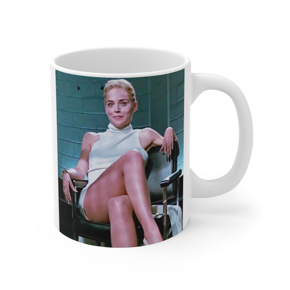 Basic Instinct Sharon Stone Mug 11oz