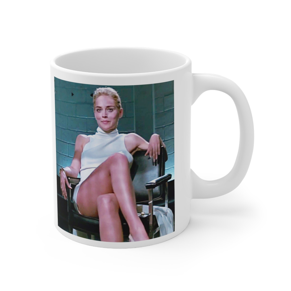 Basic Instinct Sharon Stone Mug 11oz