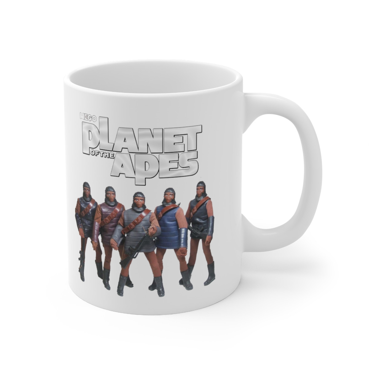 Planet Of The Apes  Mego Action Figures  Mug 11oz