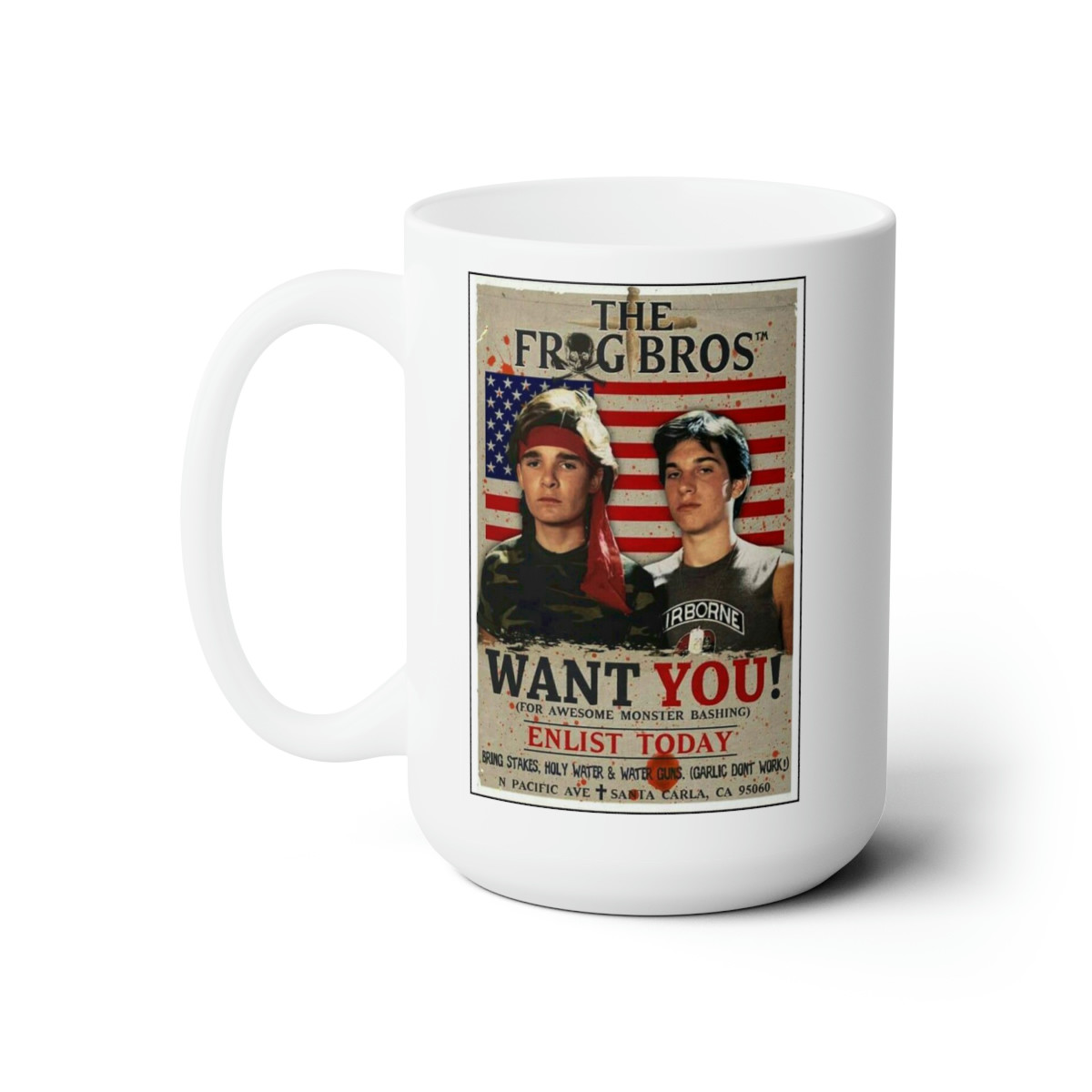 The Frog Bros of The Lost Boys  Mug 15oz