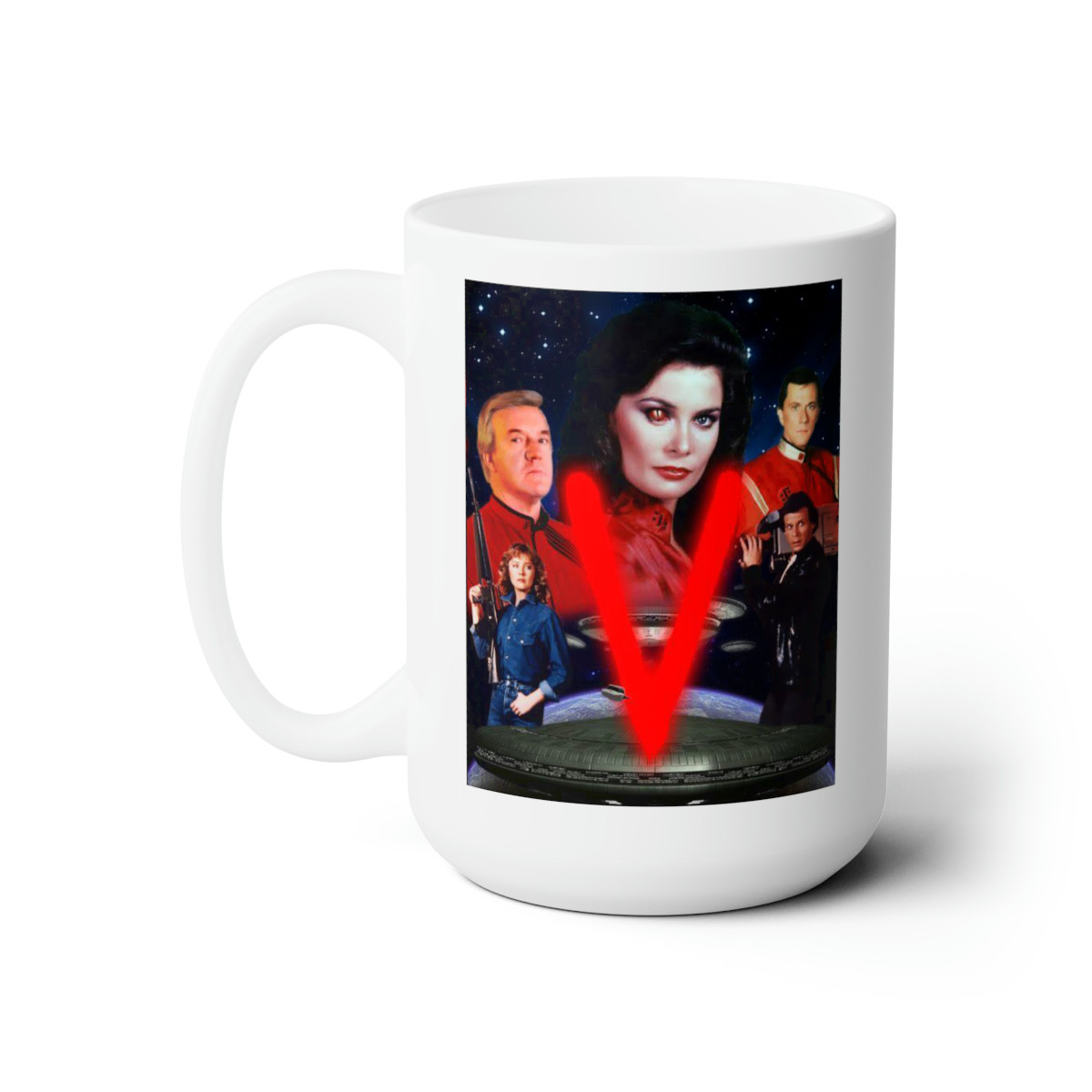 V the Visitors cast Mug 15oz