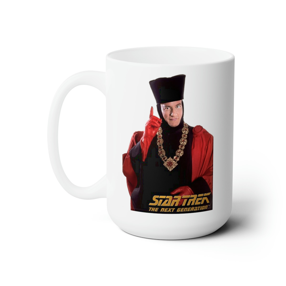 Star Trek Q the Judge Mug 15oz