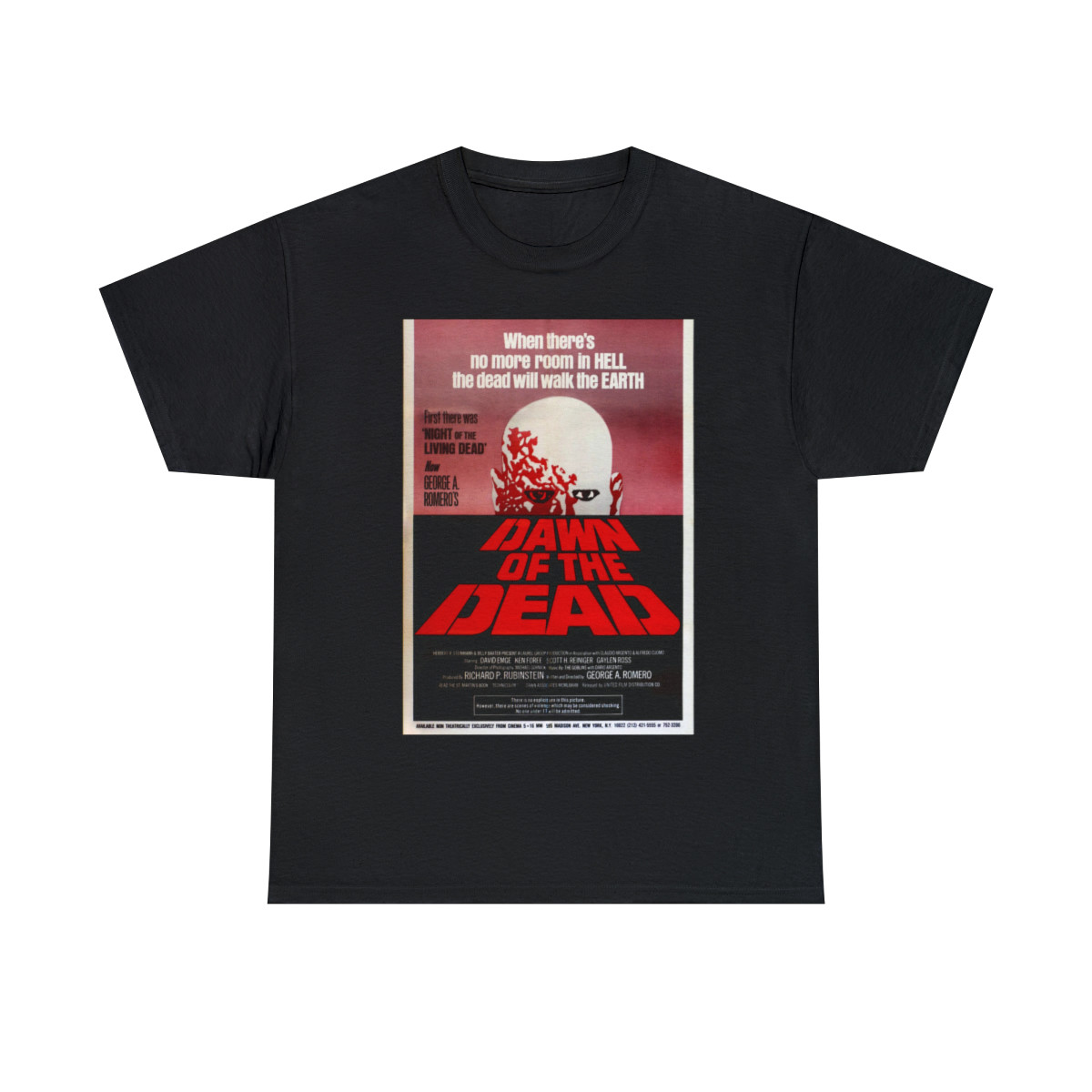 Dawn Of The Dead Poster Unisex Heavy Cotton Tee