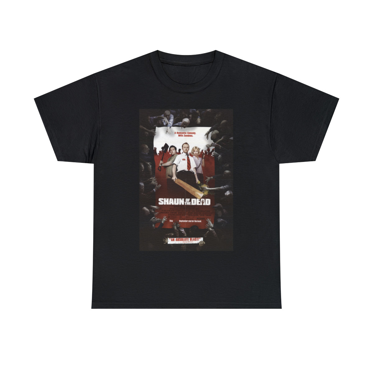 Shaun Of The Dead Poster Unisex Heavy Cotton Tee