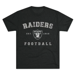 Las Vegas Raiders T-Shirt - Jeanty #2 - Unisex Tri-Blend Crew Tee