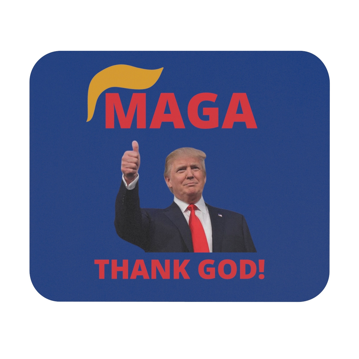 MAGA Thank GOD! Mouse Pad (Rectangle)