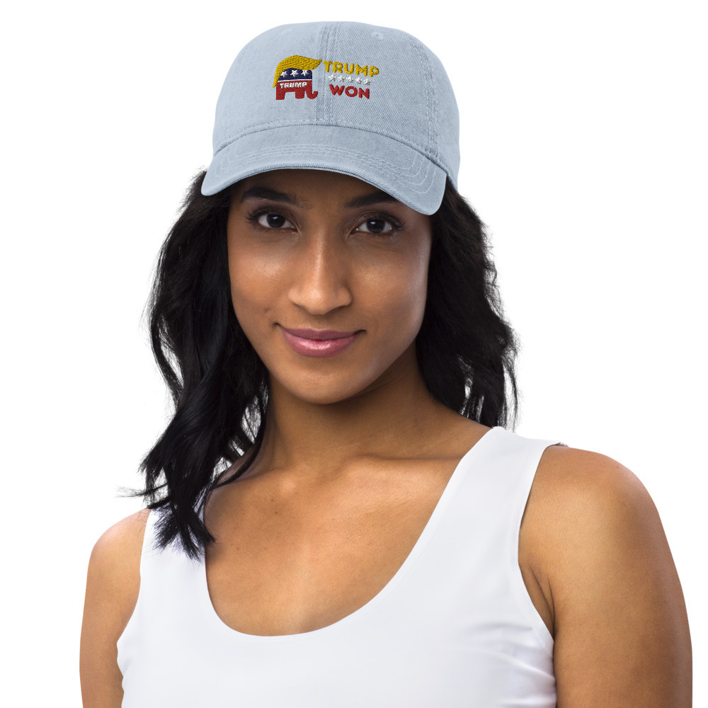 Trump Won Big Time Denim Hat