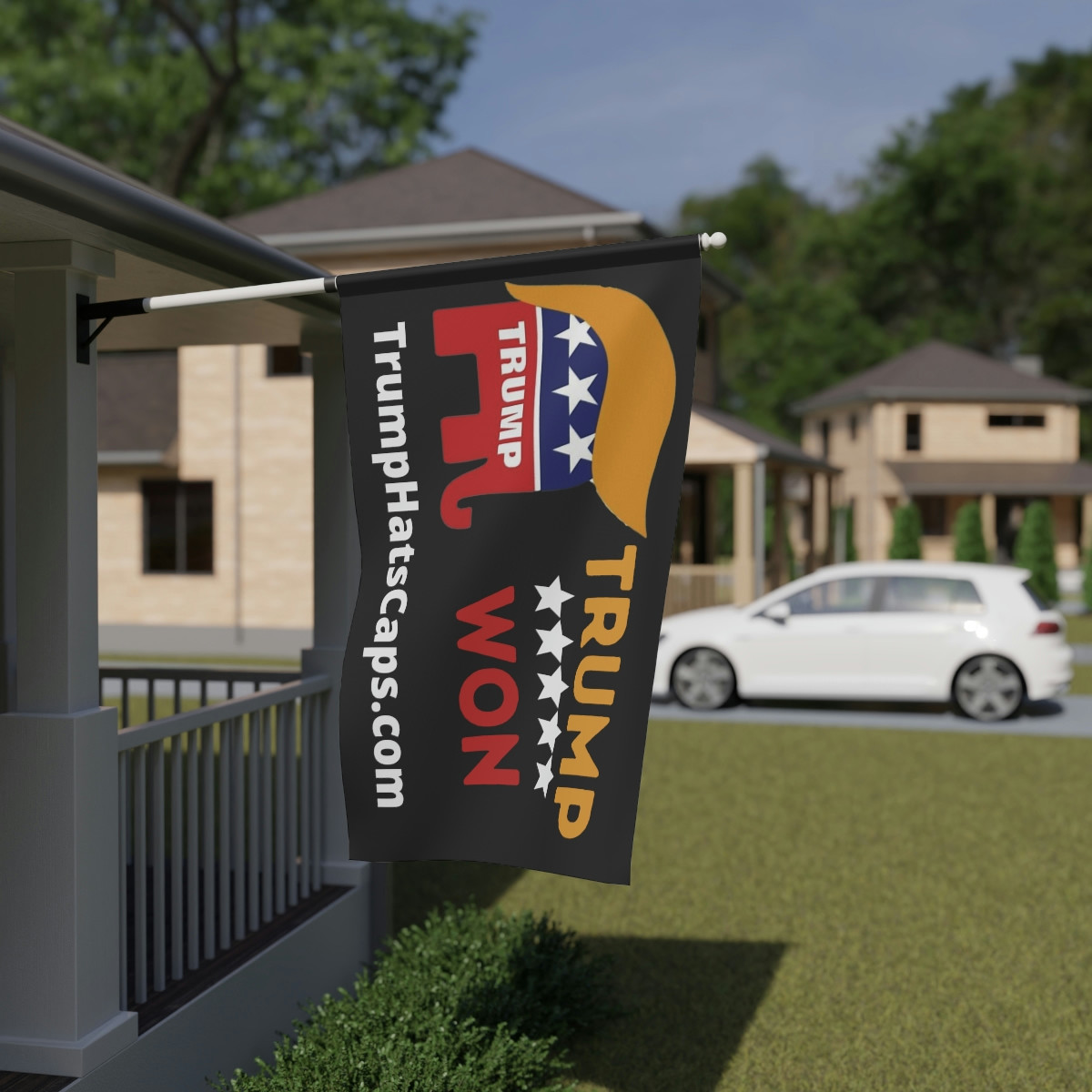 Trump Won 36" x 60" House Banner Flag