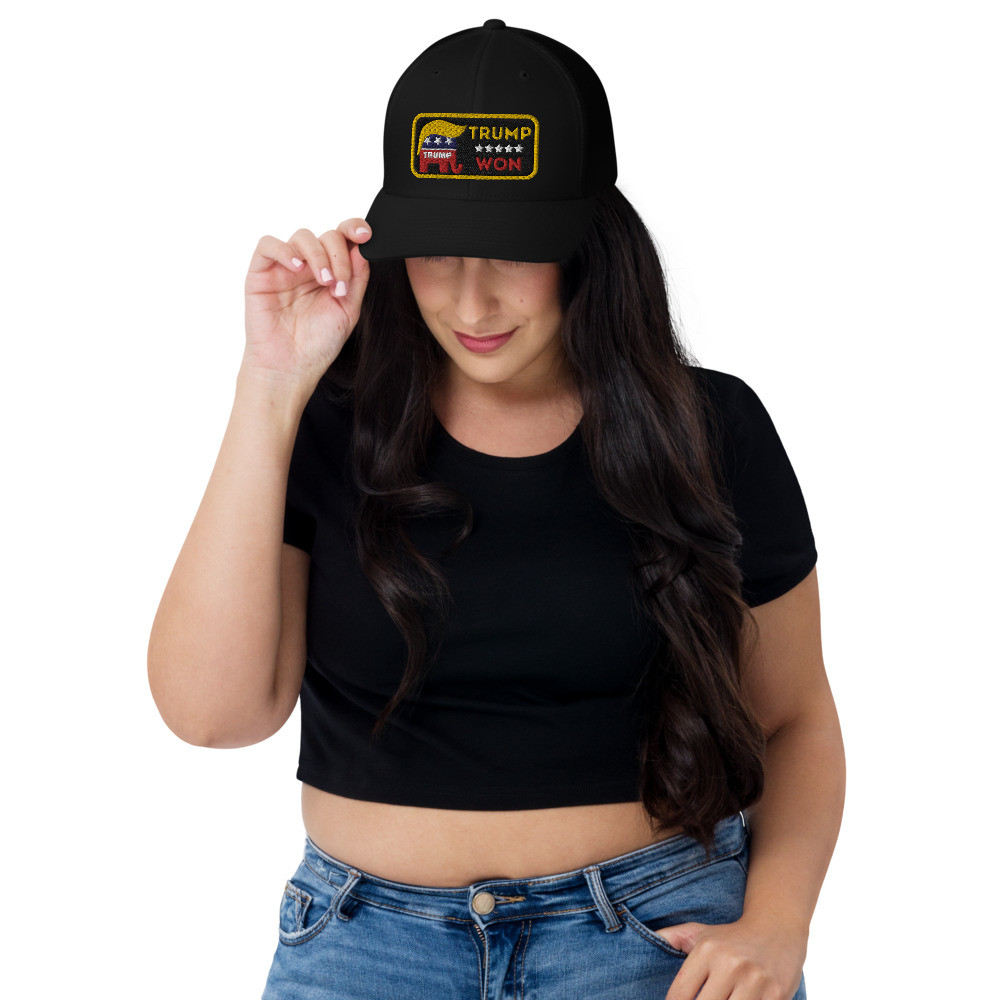 Trump Won Trucker Cap Patch Look