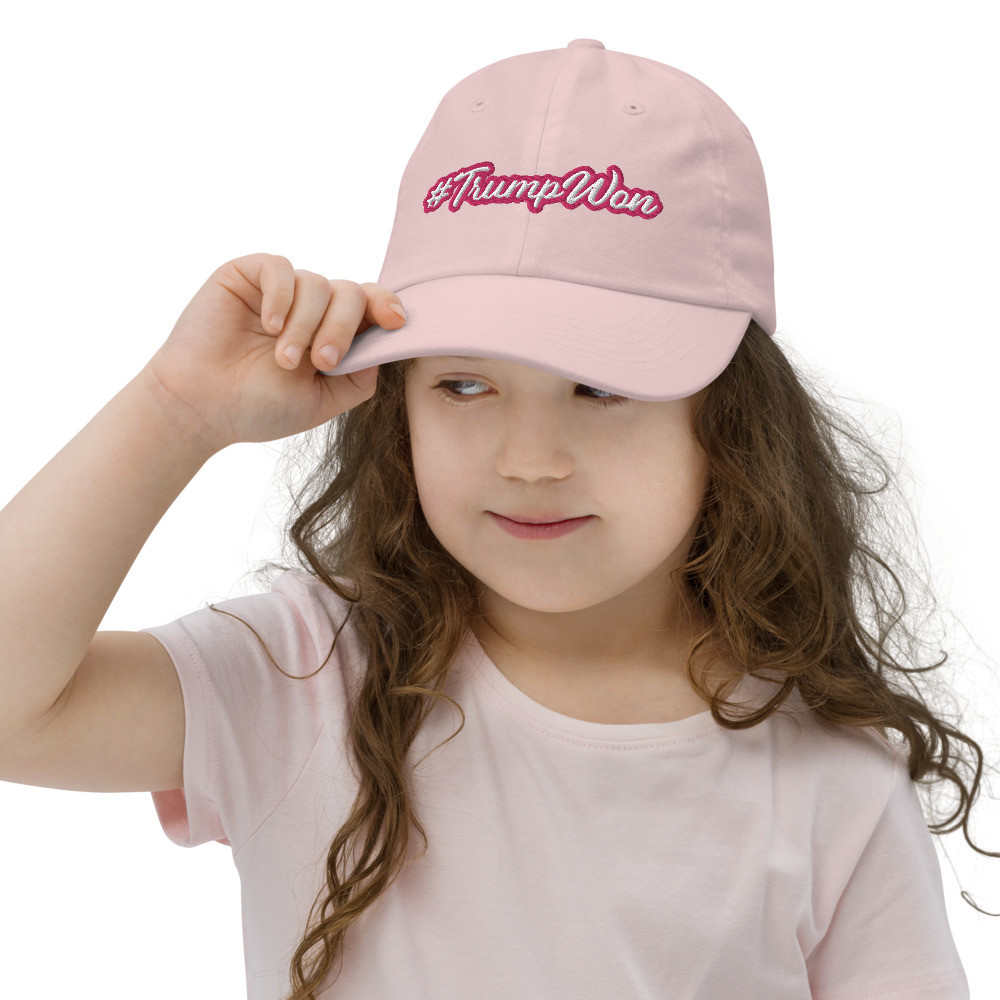 #TrumpWon Youth baseball cap