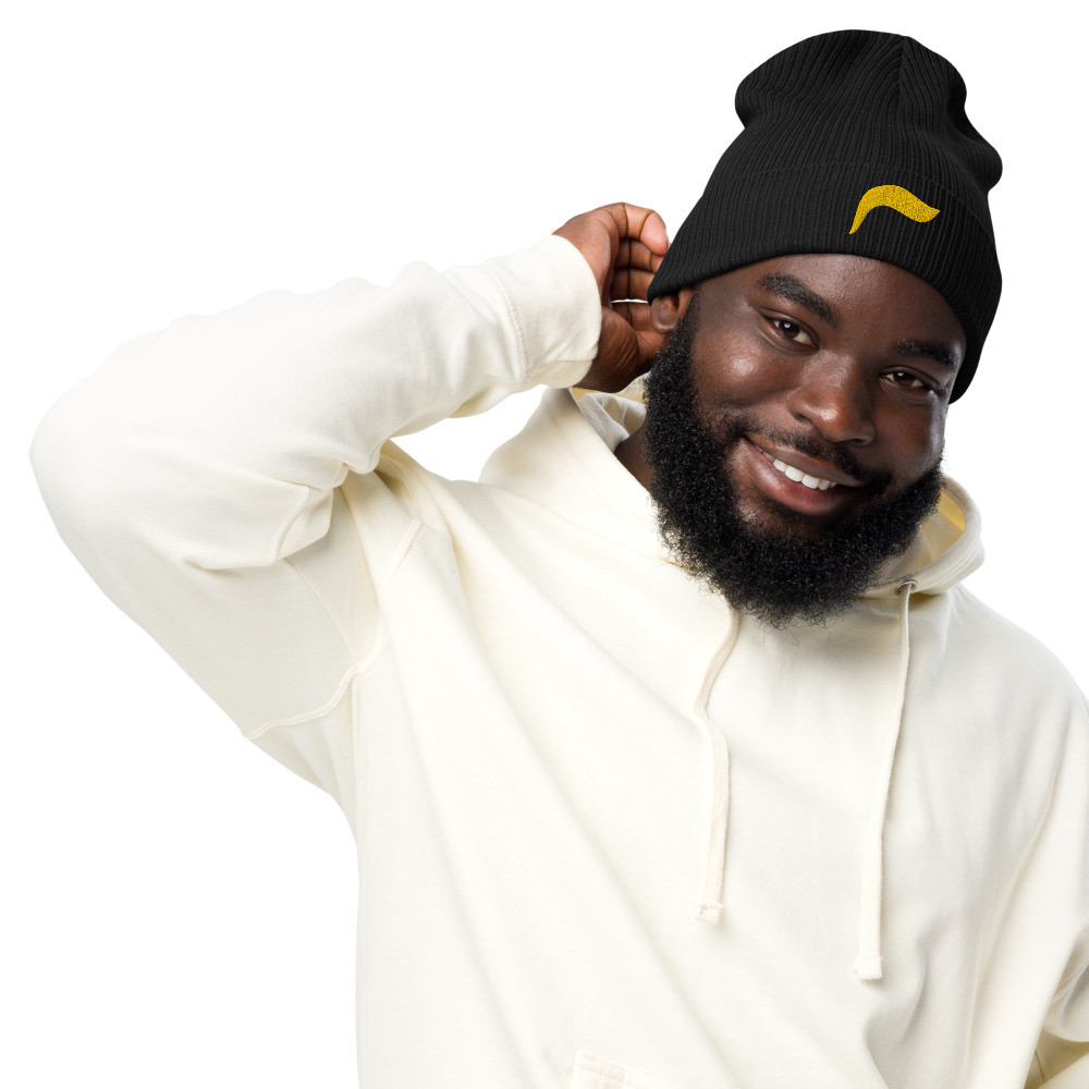 TRUMP Organic ribbed beanie