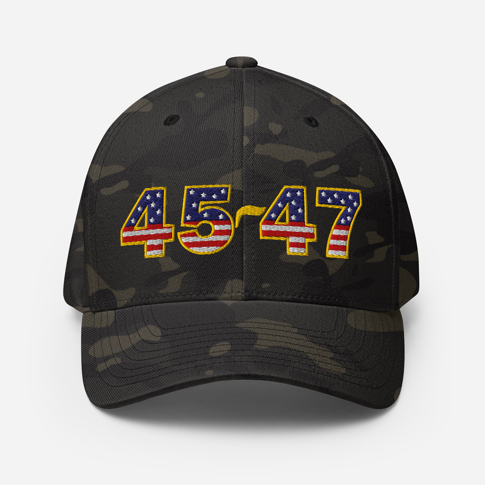 President Donald Trump Never Left 45-47 CIC Structured Twill Cap