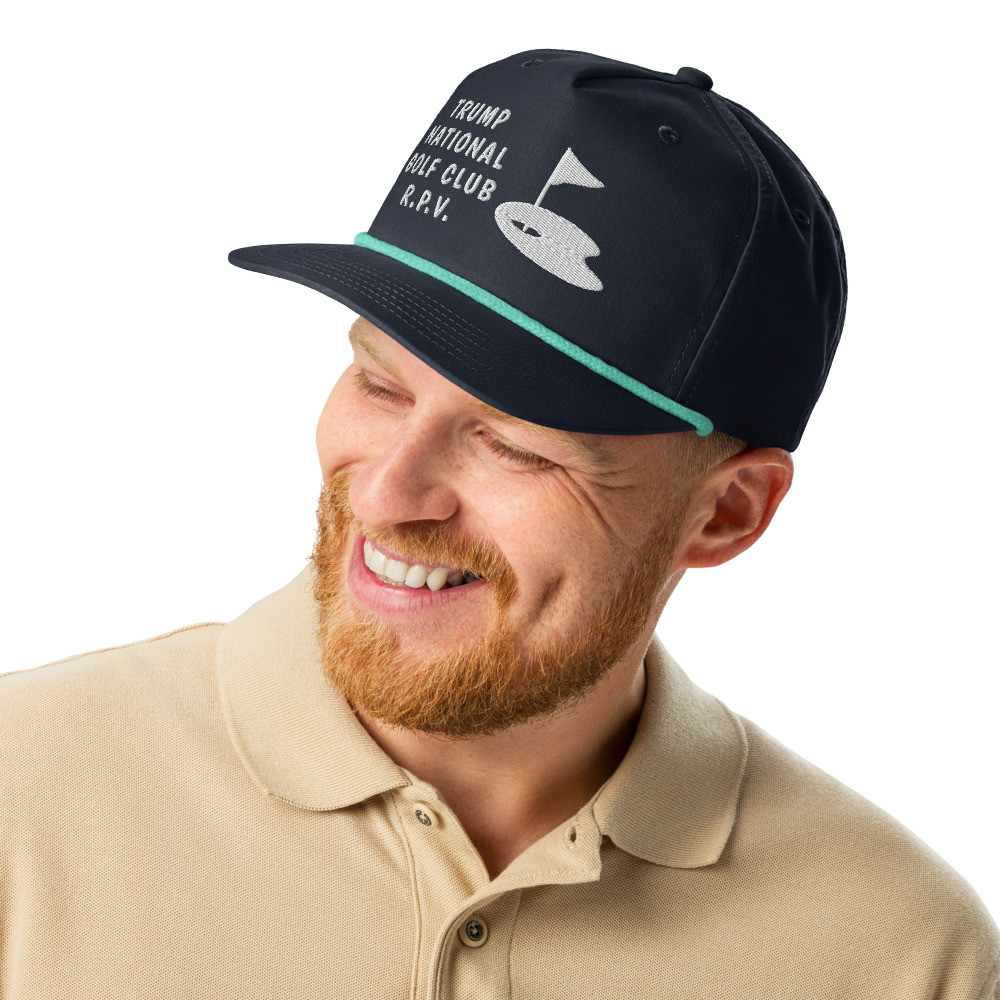 Trump Golf R.P.V. Rancho Palos Verdes California Golf rope cap