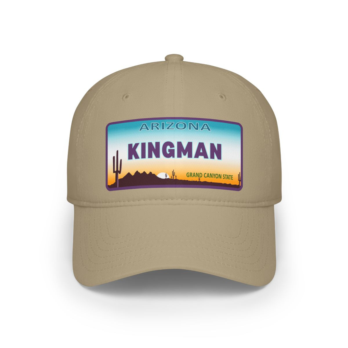 Kingman Arizona License Plate Low Profile Baseball Cap