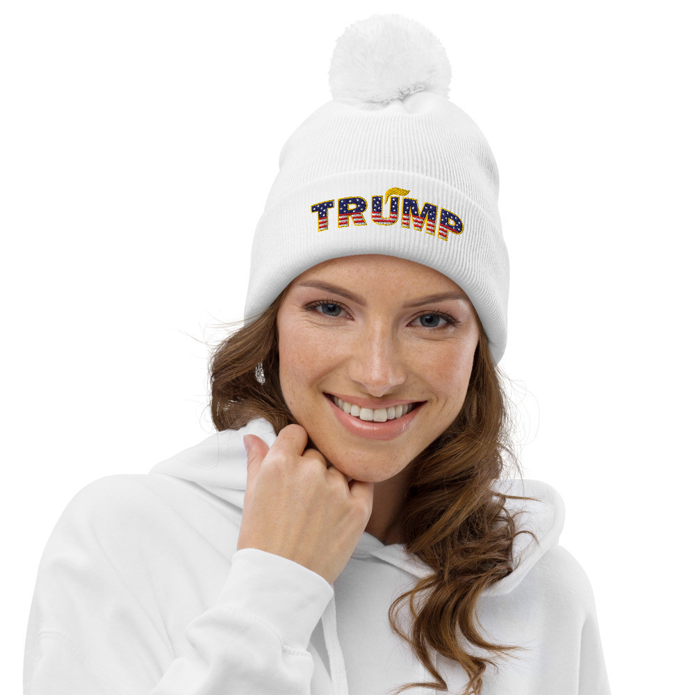 Trump 47 Pom pom beanie