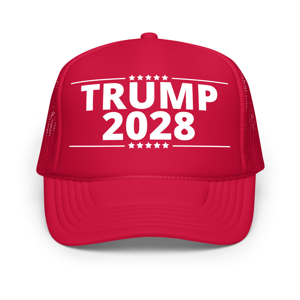 TRUMP 2028 Foam trucker hat #Trump