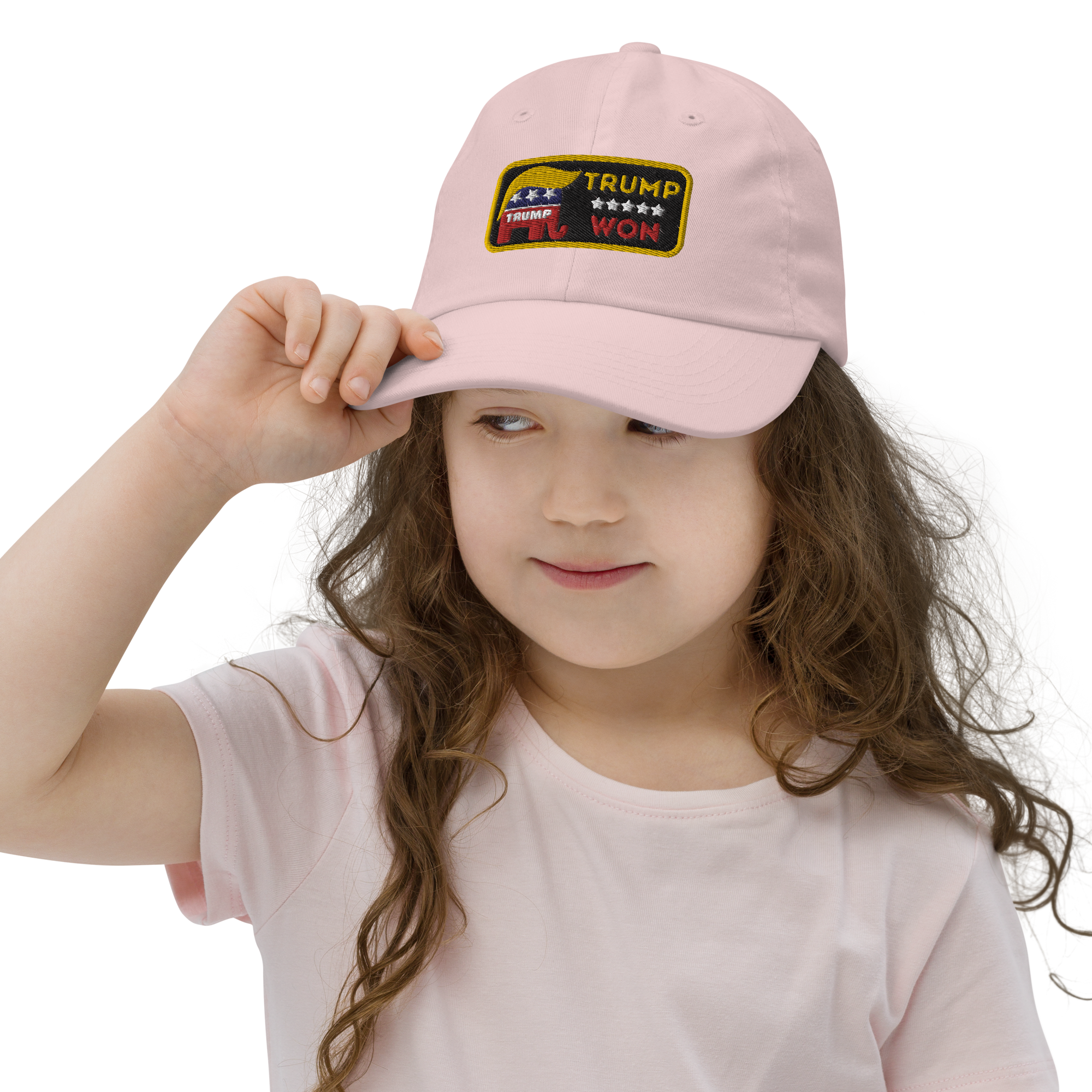Trump Won Patch Look Youth baseball cap