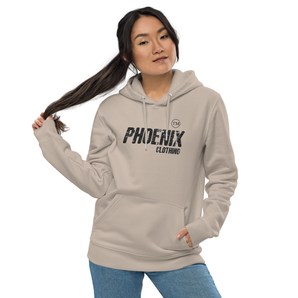 Distressed Logo Unisex Re-Mixed Hoodie