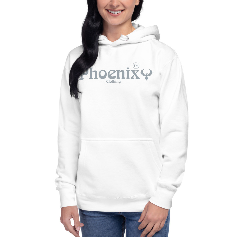 Legare light Grey on White Unisex Hoodie