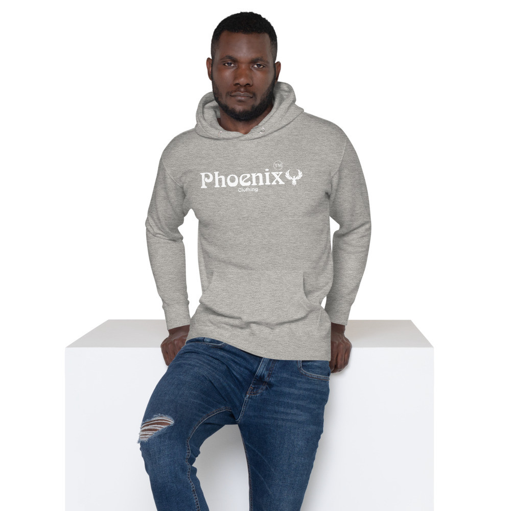 Legare White on Carbon Grey Unisex Hoodie