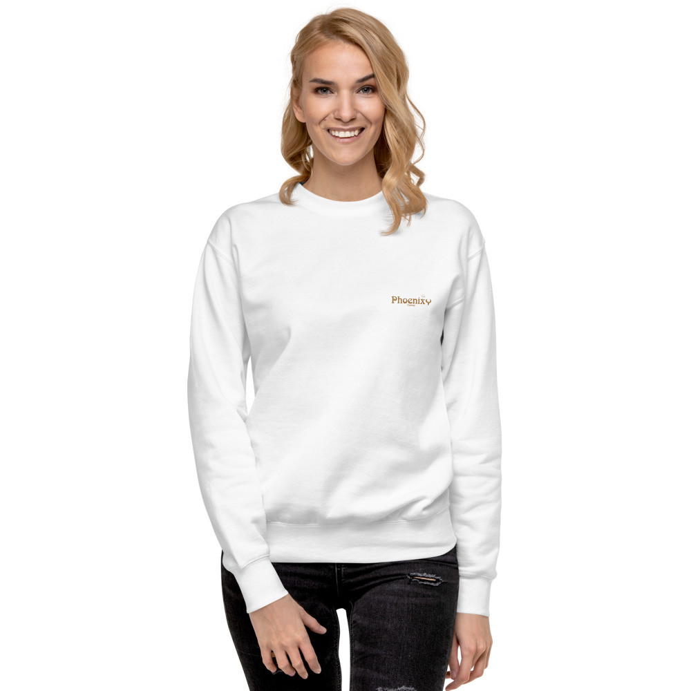 Legare Old Gold on White Piccolo Unisex Sweatshirt