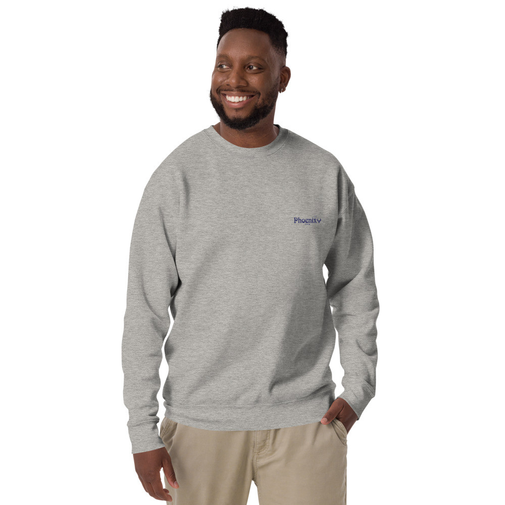 Legare Navy on Carbon Grey Piccolo Unisex Sweatshirt