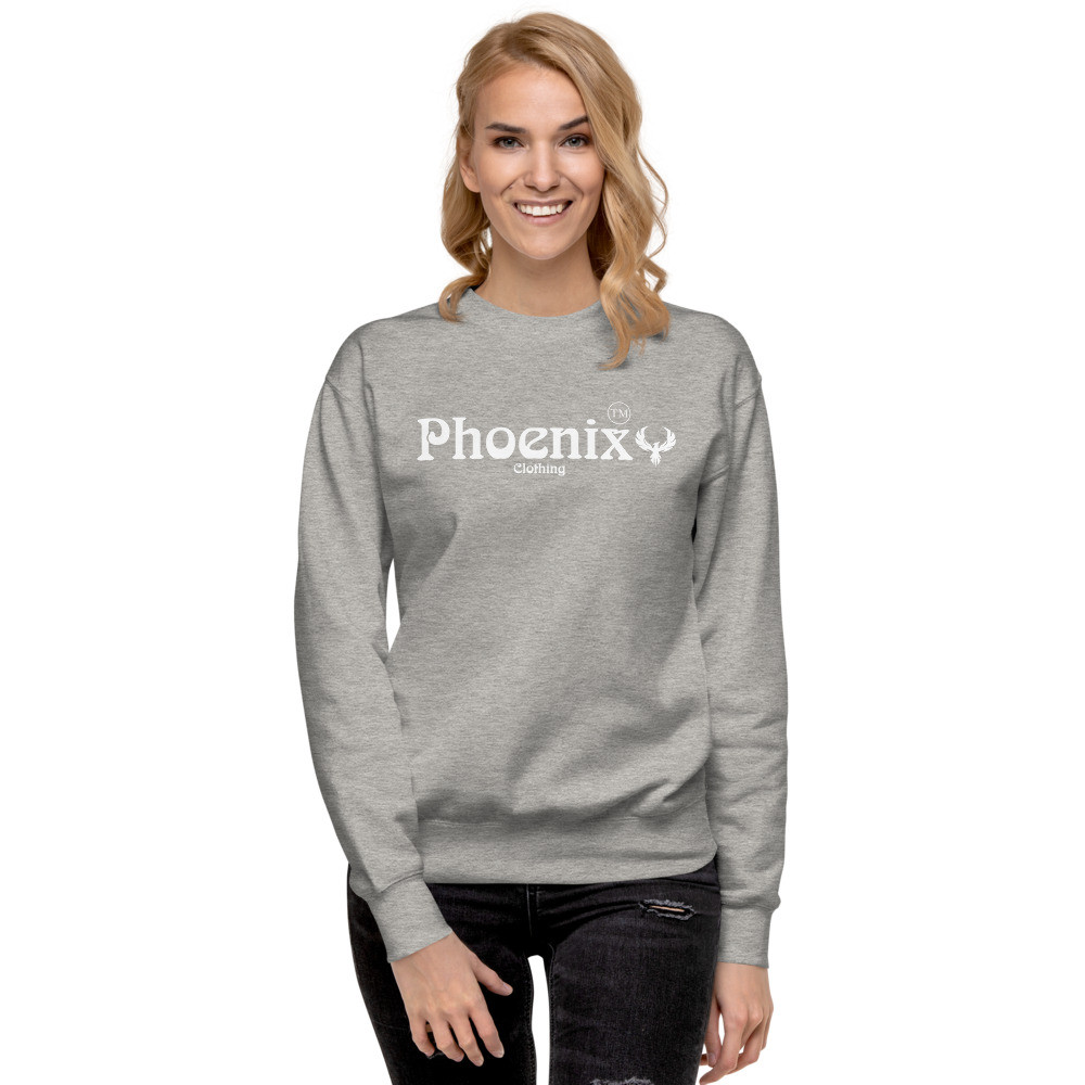 Legare White on Carbon Grey Unisex Sweatshirt