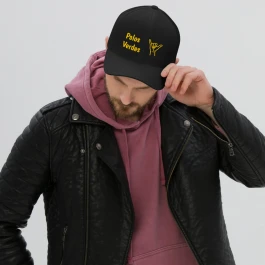 Palos Verdes Estates - California - 90274 - Structured Twill Cap (Printed Front and Back P.V.E.)