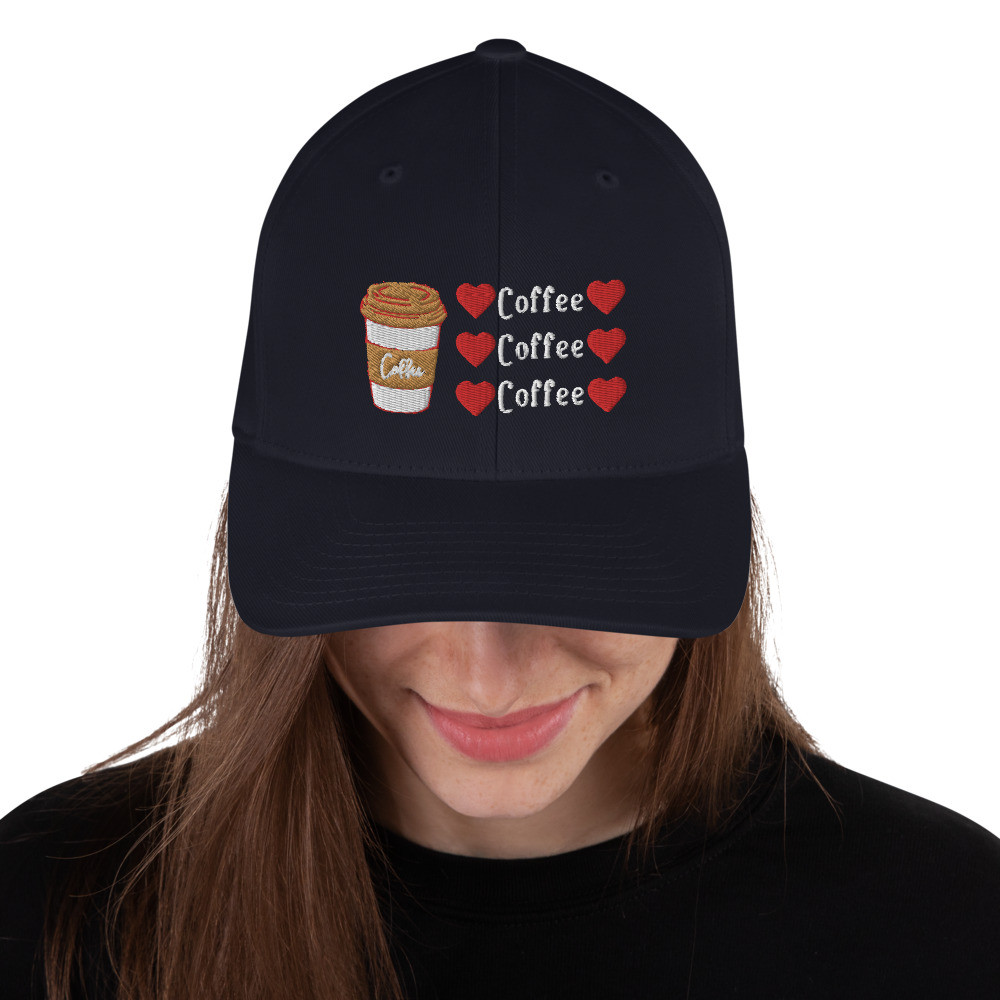 Coffee Coffee Coffee Structured Twill Cap