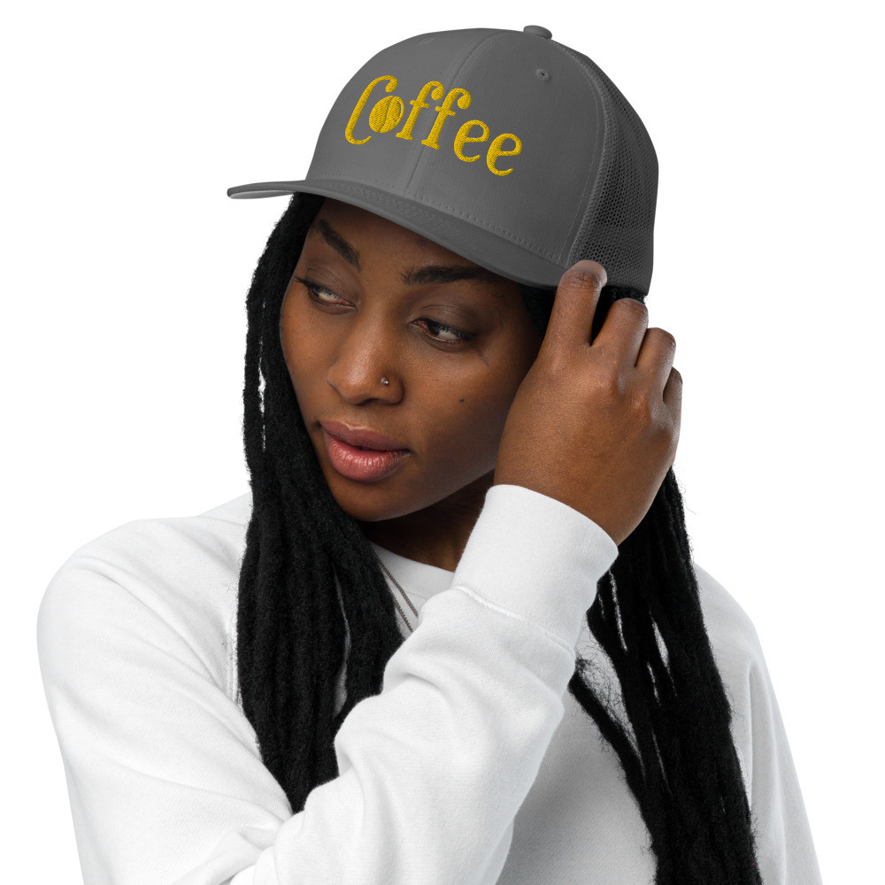Coffee Mesh back trucker cap