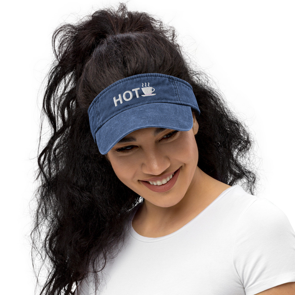 HOT Coffee - Denim visor