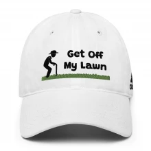 GET OFF My Lawn Performance golf cap