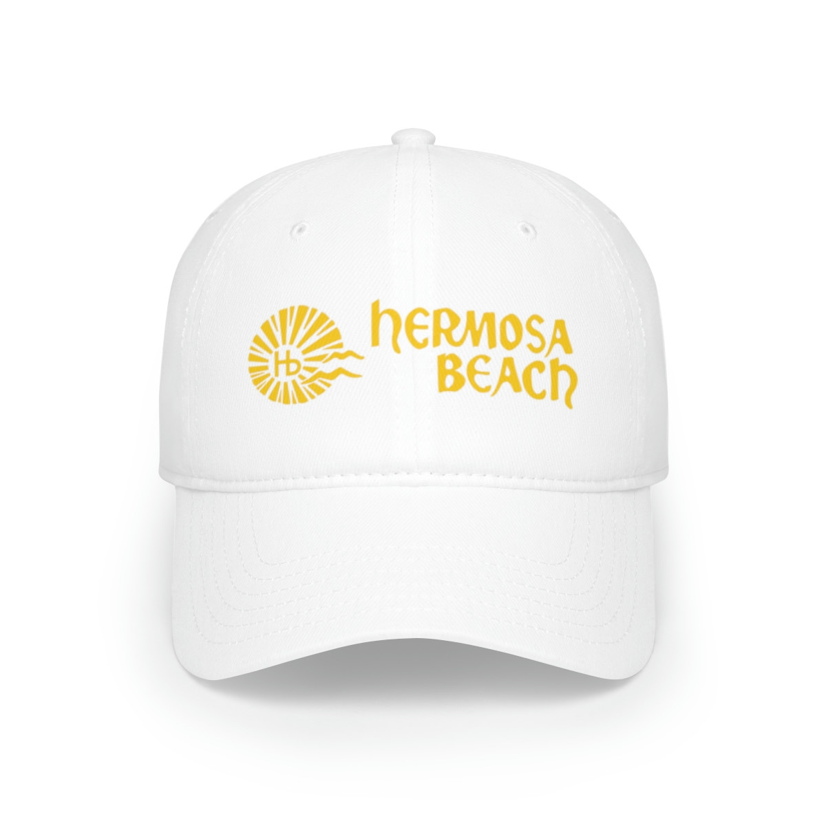 Hermosa Beach California / Low Profile Baseball Cap