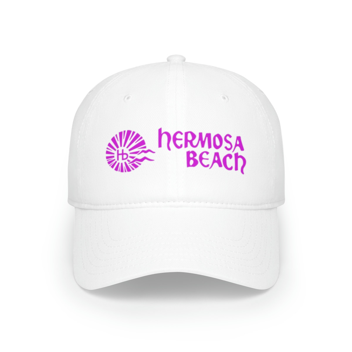Hermosa Beach California / Low Profile Baseball Cap