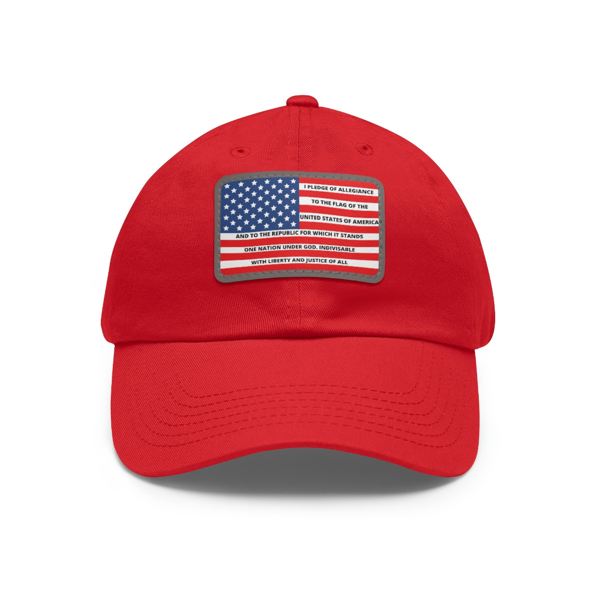 Dad Hat with Leather Patch