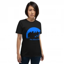 Unisex t-shirt blue circle