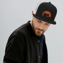 Trucker Cap orange circle